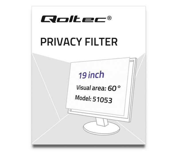 Qoltec Filtr prywatyzujący 19" | 5:4 - 1243524 - zdjęcie 3
